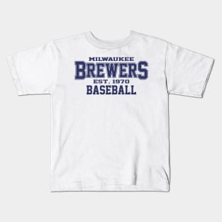 Brewers Milwaukee Baseball Kids T-Shirt